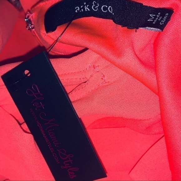 HOT Miami Styles Halter Maxi Dress NWT Size M - Picture 7 of 7